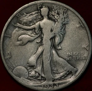 1933-S San Francisco Mint Silver Walking Liberty Half - Picture 1 of 2