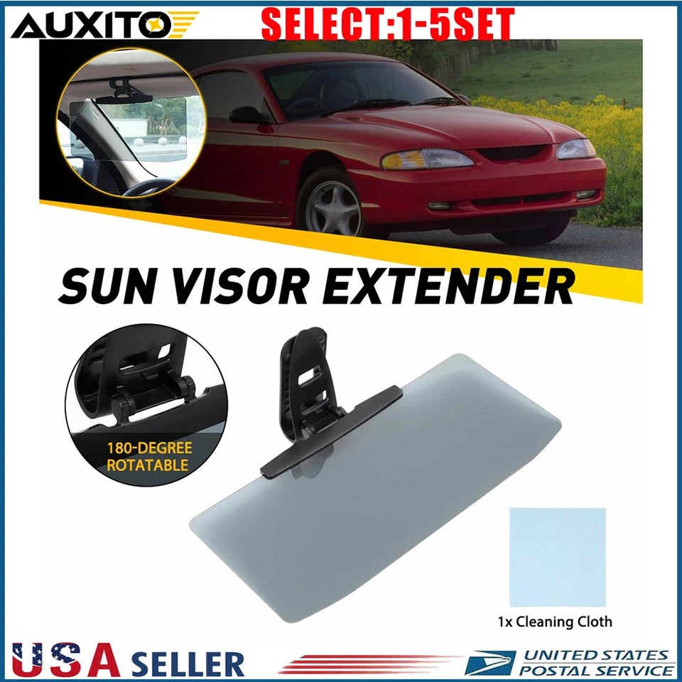 Car Sun Visor Anti-Glare Extender Polarized Lens Front Windshield Sunshade 1-5X - Image 1 of 2