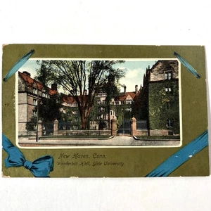 1912 Yale University Cartolina Connecticut CT Vanderbilt Hall Dormitorio Antica - Foto 1 di 2