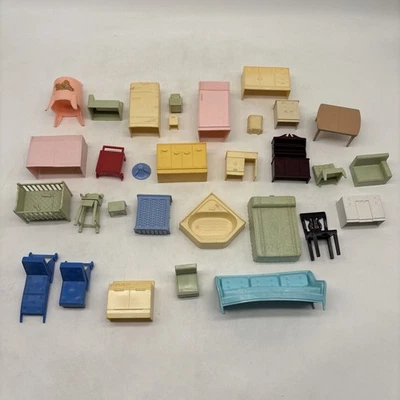 Vintage Marx & Miscellaneous Doll House Furniture Lot!  - Image 1 of 4