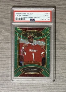 2020 Select KYLER MURRAY Selections GREEN Prizm SP /5 PSA 6 EX-MT - Picture 1 of 2