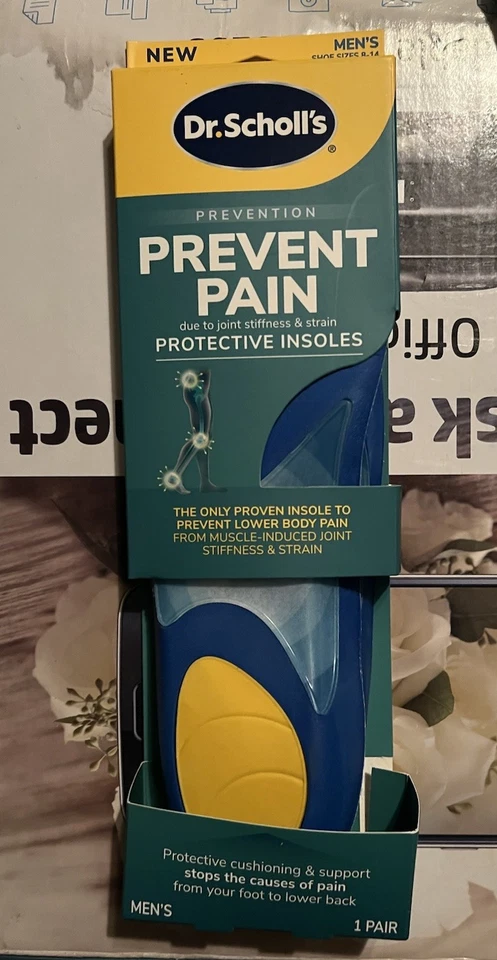 (2) Plantillas para hombre Dr. Scholl's Prevenir el dolor debido a la rigidez y tensión talla 8-14 Foto 1 de 1
