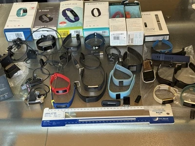 Fitbit Joblot ~15 Mixed Models/Condition UNTESTED for Parts/Repair Spares - Image 1 of 4