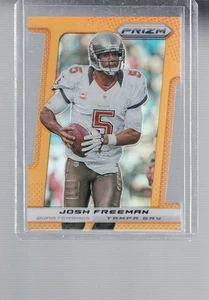 Josh Freeman Football Card #146 Panini Prizm Die Cut Orange Buccaneers 31/50 NFL - Picture 1 of 2