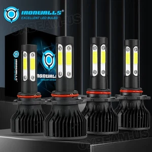 9005 9006 LED Headlights 6000K For 1994-1998 Chevy Silverado Tahoe C10 C/K 1500 - Picture 1 of 12
