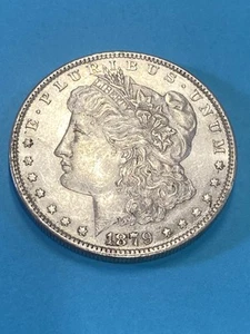 1879 S MORGAN DOLLAR BU - Picture 1 of 2
