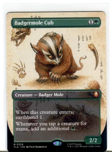 MTG Badgermole Cub [M 0326] - NM - Avatar Last Airbender. - Picture 1 of 2