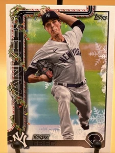 2025 Topps Holiday Back Image Variation SP Max Fried #H119 New York Yankees - Picture 1 of 2