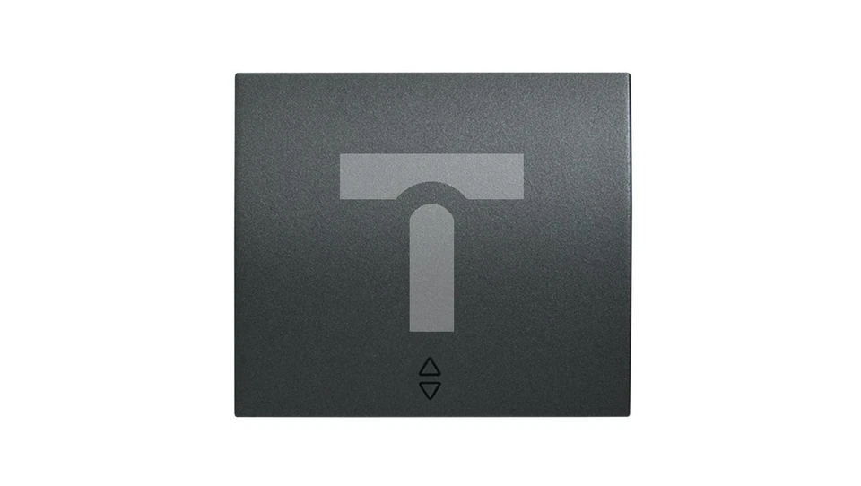 Conector de escalera Thea Blu, color grafito, placa / Wbtr0003-5dg Foto 1 de 1