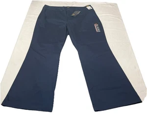 Pantalones Lee para mujer talla grande Petite 18W sin arrugas bootcut tiro medio azul marino oscuro  - Imagen 1 de 7