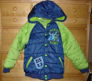 Jungen Disney ~ Monsters Inc. Monsters University Winter Mantel Jacke Gr. 5/6 - Bild 1 von 3