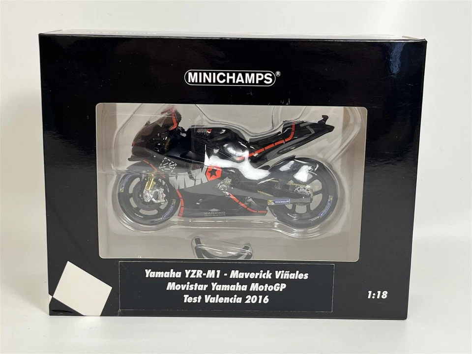 Maverick Vinales Yamaha YZRM1 Yamaha Motogp 1:18 Minichamps 182163925D B25 - Imagen 1 de 2