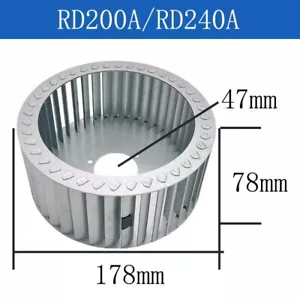 Pompa per vuoto BUSCH RD200A/RD240A ventilatore - Foto 1 di 1