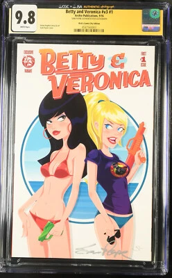 Betty & Veronica #1 Sam Payne Variant CGC 9.8 - Signed JSA Verified - Image 1 of 3
