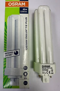 1x 42W =200W OSRAM Low Energy GX24Q-4 4 pin 4000K Lamp Cool White 840 Light Bulb - Picture 1 of 2