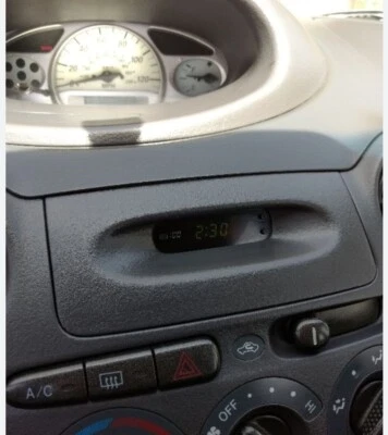 ⏰️ 2000 - 2005 Factory OEM Toyota Echo Digital Dash Clock Yaris Dark Gray - Image 1 of 4