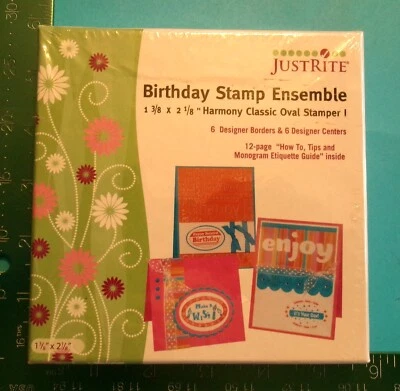 Conjunto de sellos de cumpleaños Just Rite Foto 1 de 2
