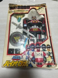 Bandai Toei Power Rangers Bioman Megazord Pradera Bio Robo Usado con caja 1984 Japón - Imagen 1 de 8