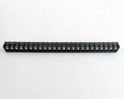 Lot of (20) Tyco 3-1437649-9 Barrier Terminal Block 24 Positions 20 Amps - Image 1 of 4