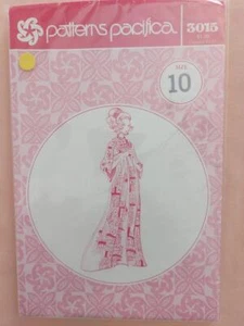 Patterns Pacifica 3015 Vintage Ladies Hawaiian Gown Pattern Size 10 - Picture 1 of 2
