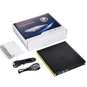 External USB 3.0 Enclosure Case For 12.7mm SATA BD DVD CD Burner Player Drive BK - Picture 1 of 7