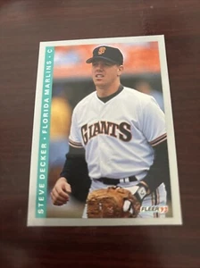 1993 Fleer #425 - Steve Decker - Florida Marlins NM-MINT - Picture 1 of 1