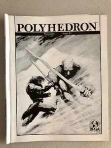 TSR RPGA Polyhedron Magazine #21 w/ mailing cover Witchstone Star Frontiers D&D - Foto 1 di 1