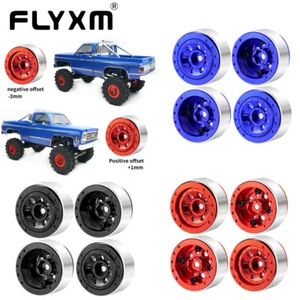 FLYXM Desplazamiento Ajustable +1mm -3mm 1" Rueda Beadlock Para RC 1/18 TRX4M 1/24 SCX24 - Imagen 1 de 18