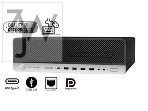 HP EliteDesk 800 G3 SFF i7-7700 3.60GHz 1TB SSD WiFi 32GB RAM Windows 10 Pro - Picture 1 of 5