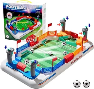 Juego de Mesa de Fútbol Mini Mesa de Futbolín Interacción 4 Flipper Drive Field Diseño - Imagen 1 de 8