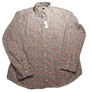 J Crew Mens Sewn By NWT Slim Fit Button Up Shirt Casual SzXL”In Time For SPRING” - Picture 1 of 10