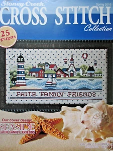 Stoney Creek Cross Stitch Magazine - Spring 2015 - Seasons Towels Banner - Picture 1 of 5