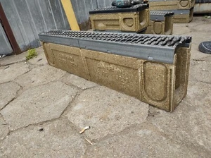 !AUSVERKAUF! Rinnen Gussrost Kl.E-600, Breite 13,7cm, SET 2 STCK 0,5m - Bild 1 von 3
