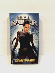 Lara Croft: Tomb Raider VHS 2001 Video Angelina Jolie Voight BONUS 25 Minutes - Picture 1 of 4