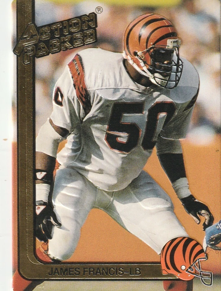 FREE SHIPPING-MINT-1991 Action Packed James Francis #35-PLUS BENGALS BONUS CARDS - Image 1 of 1