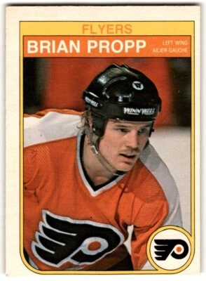 Brian Propp 1982-83 O-Pee-Chee #256 Philadelphia Flyers - Image 1 of 2