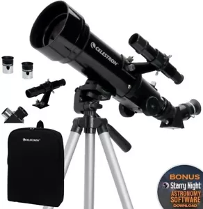 Celestron - 70mm Travel Scope - Portable Refractor Telescope - Fully-Coated... - Afbeelding 1 van 11