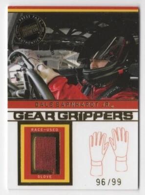 Dale Earnhardt Jr 2006 Press Pass Stealth Gear Grippers Race Used Glove Card /99 - Image 1 of 2