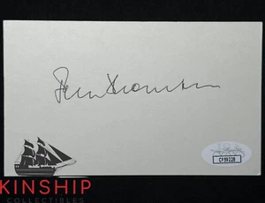 Peter Thomson signed 3x5 Index Card JSA COA PGA Golf Auto Rare I71 - Picture 1 of 1
