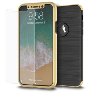Etui na telefon komórkowy do Samsung Galaxy S8 Plus Futerał ochronny Backcover Bumper Etui Złote - Zdjęcie 1 z 7