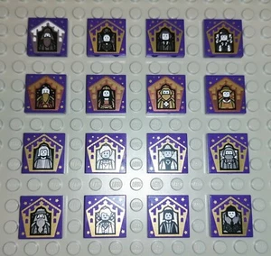 LEGO Harry Potter - Alle 16 Wizard Cards - Sammelfliese Schokofrosch 76388 76389 - Imagen 1 de 4