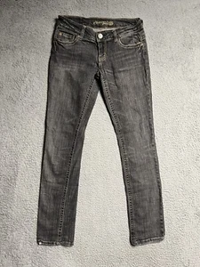 American Eagle Jeans Size 6 Womens 77 Low Rise Stretch Dark Wash Denim Jeans - Picture 1 of 14