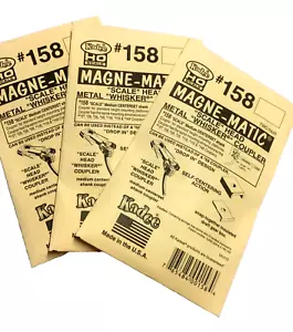 15 packets Kadee #158 scale size whisker couplers + Boxes (HO 1:87) INC AUS POST - Bild 1 von 3