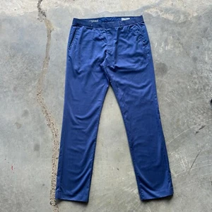 Bonobos Monday Herrenhose 35 x 34 blau Slim Fit Chino Freizeithose mit flacher Vorderseite - Bild 1 von 9