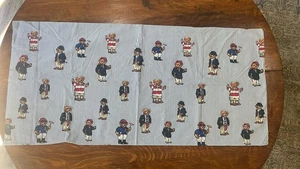 Ralph Lauren Polo Teddy Bear Blue Striped Pillowcases Set Of 2 Excellent Cond - Picture 1 of 7