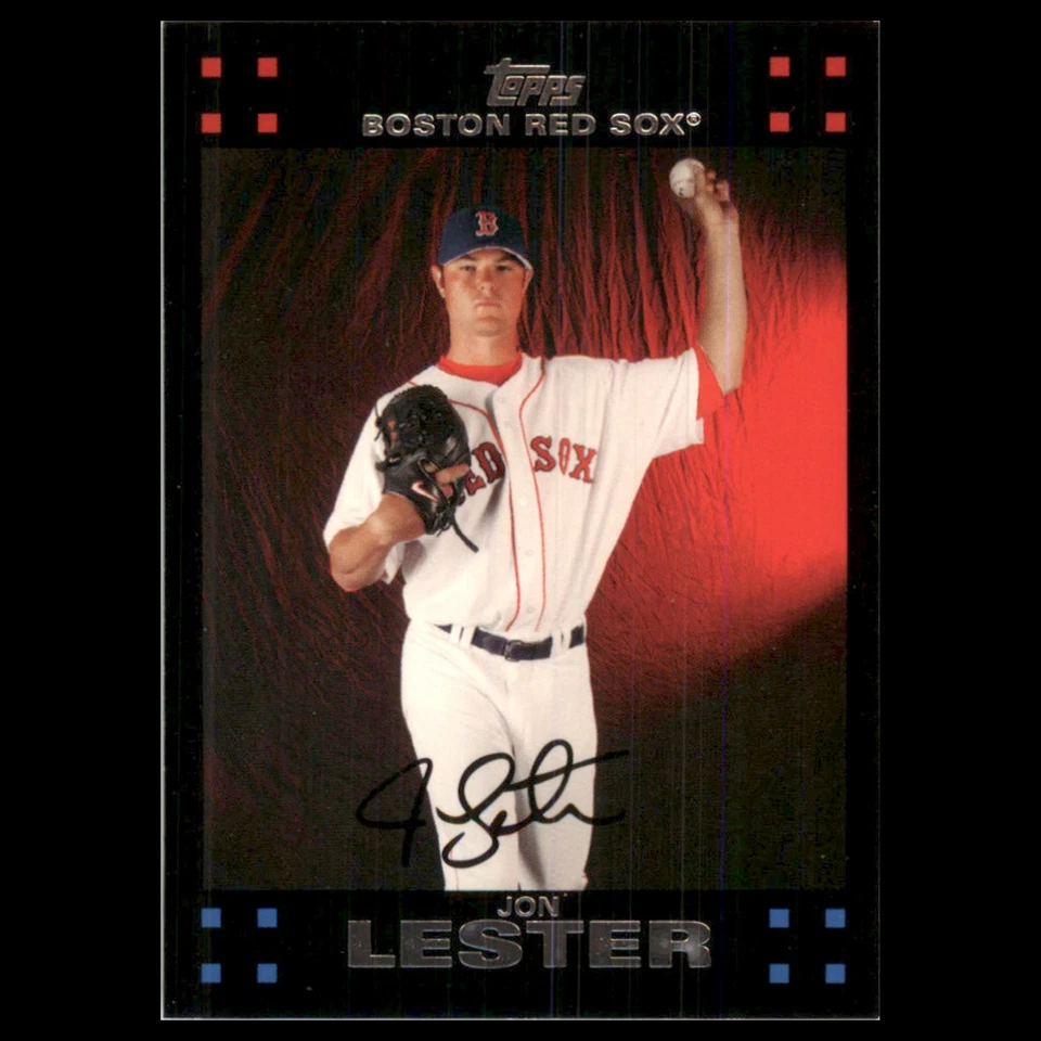 Jon Lester #383 2007 Topps Boston Red Sox Baseball Card MLB NM - Image 1 of 3