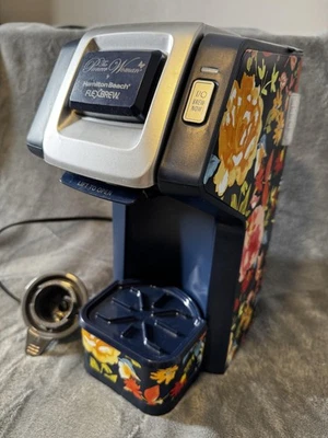Pioneer Woman Hamilton Beach FlexBrew Coffee Maker 49932 Floral K-Cup 14 oz - Image 1 of 4
