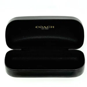 Coach New York Schwarz Hartschale Brillenetui Halter - Bild 1 von 11