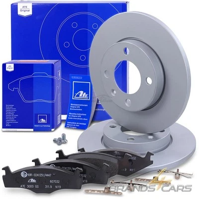 ATE brake discs full ø239 + pads front for VW Jetta 1 2 - Image 1 of 4
