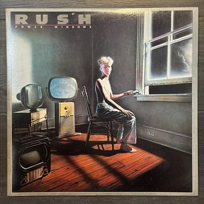 Rush  Power Windows LP  - Polygram  Original 1985 With Lyric Inner Sleeve - Image 1 of 3